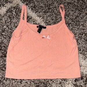 Forever 21 Peach Camisole with Bow Detail